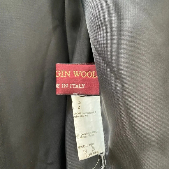 Cinzia Rocca - Designer Made in Italy Long Wool Coat - Picture 5 of 7